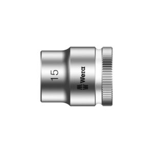 Wera Zyklop 3/8" Drive Metric Socket - 15mm - Image 1