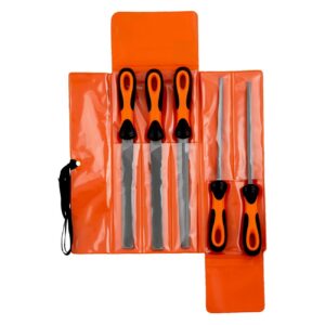 Bahco ERGO™ Engineering File Set 4 Bastard/1 Second Cut 200 mm (5 Piece) - Image 3