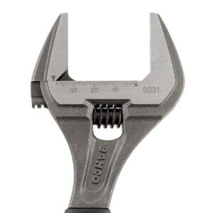 Bahco 12" ERGO™ Central Nut Wide Opening Jaw Adjustable Wrench with Rubber Handle - Image 3