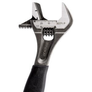Bahco 10" ERGO™ Rubber Handle Central Nut Adjustable Wrench with Reversible Jaw - Image 5