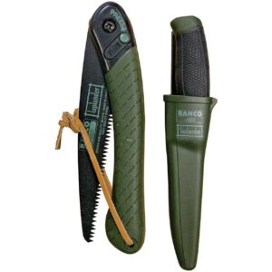 Bahco Foldable Saw and Knife Laplander Set with Dual-Component Handle (2-Piece) - Image 2