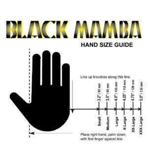 Black Mamba Black Powder Free Textured Nitrile Gloves (XX-Large) 100 per Box - Image 4