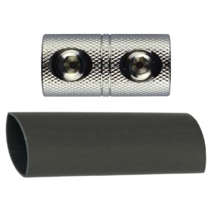 Pipeman's Installation Solution 0 Gauge Coupler - Nickle Plated Finish with Set Screw - Image 1